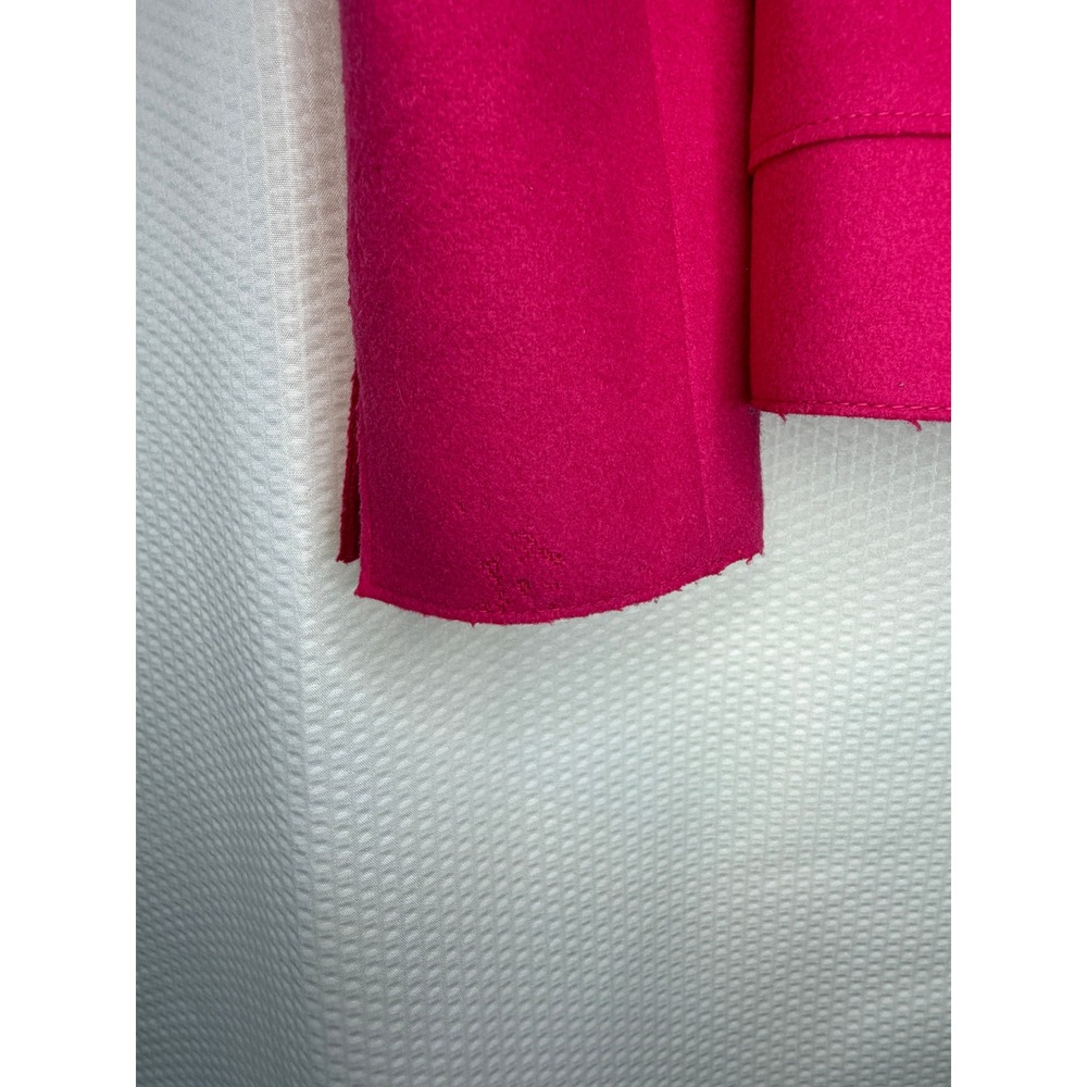 Akris Punto Pink Wool Blend Moto Jacket Women 4 Fair - Picture 7 of 16